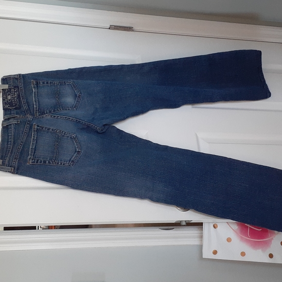 Lucky Brand Size 30 by Gene Montesano bootcut blue Darkwash Jeans - Picture 2 of 9